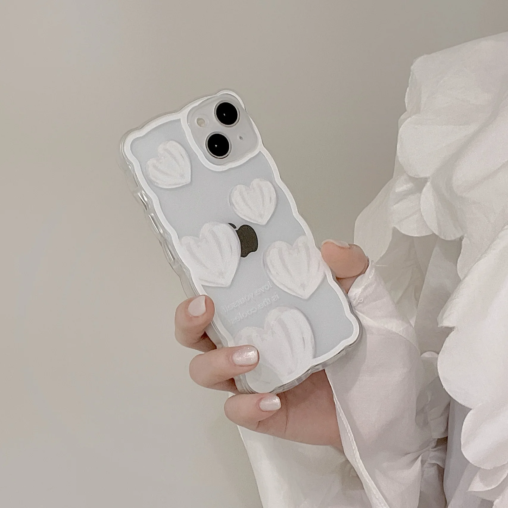 thumbnail image 1 of Funda de silicona suave con diseño de conejo y ondas para iPhone 11, iPhone 14, 12, 16, 13, 15 Pro Max, 12 Mini, Xs Max, X Xr, 7, 8 Plus, 1 of 5