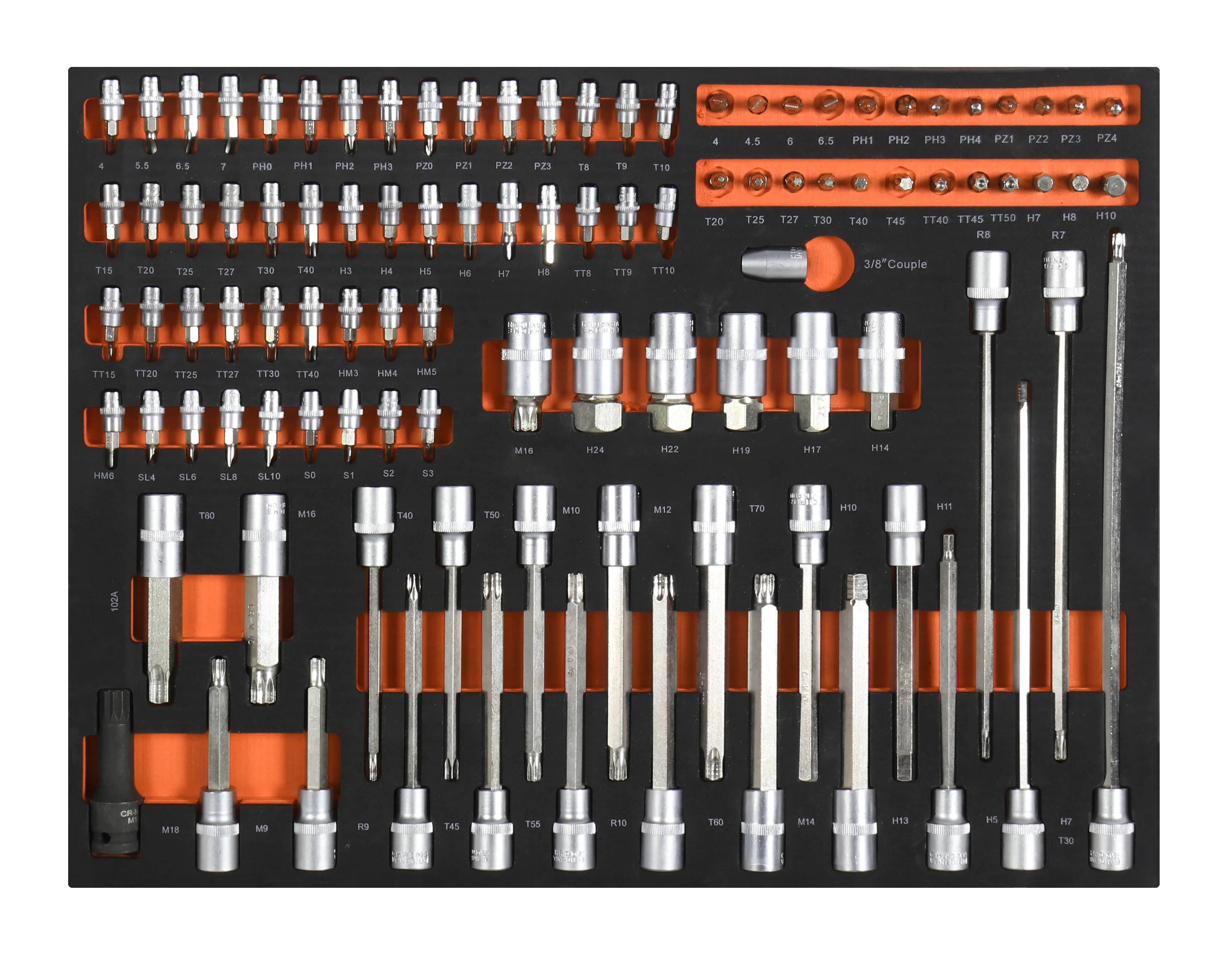 YyhcTool BoxProfessional 7 Drawers Roller Tool Sets Box Storage Tool Trolley/ Chest/ Cabinet / Cart For 273PCS Tools Set 4
