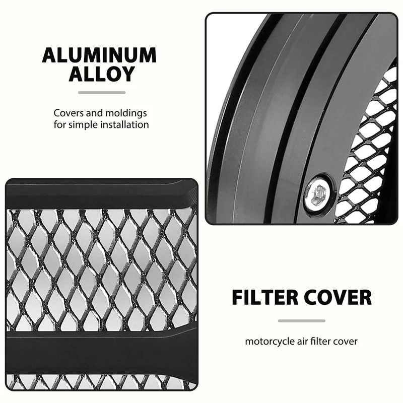 

Крышка воздухозаборника для R Nine T R9T 2013-2020 CNC, алюминиевые аксессуары для мотоциклов, Черная