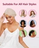 New Silk Turban Bonnets For Women Adjustable Twisted Sleeping Night Cap Stretch Chemo Head Wrap Cap For Curly Ladies 4