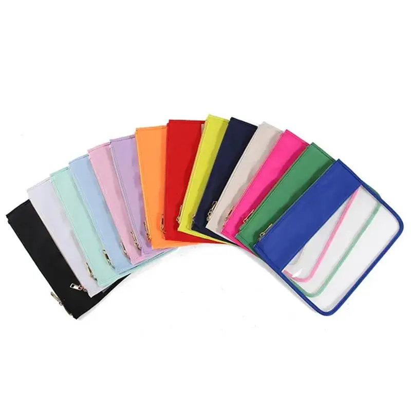 14 Colors Summer Beach Travel Snacks Pouch Cute Personalized Makeup Bag Waterproof Transparent Pvc Cosmetic Bag Nylon Clear Bag 2
