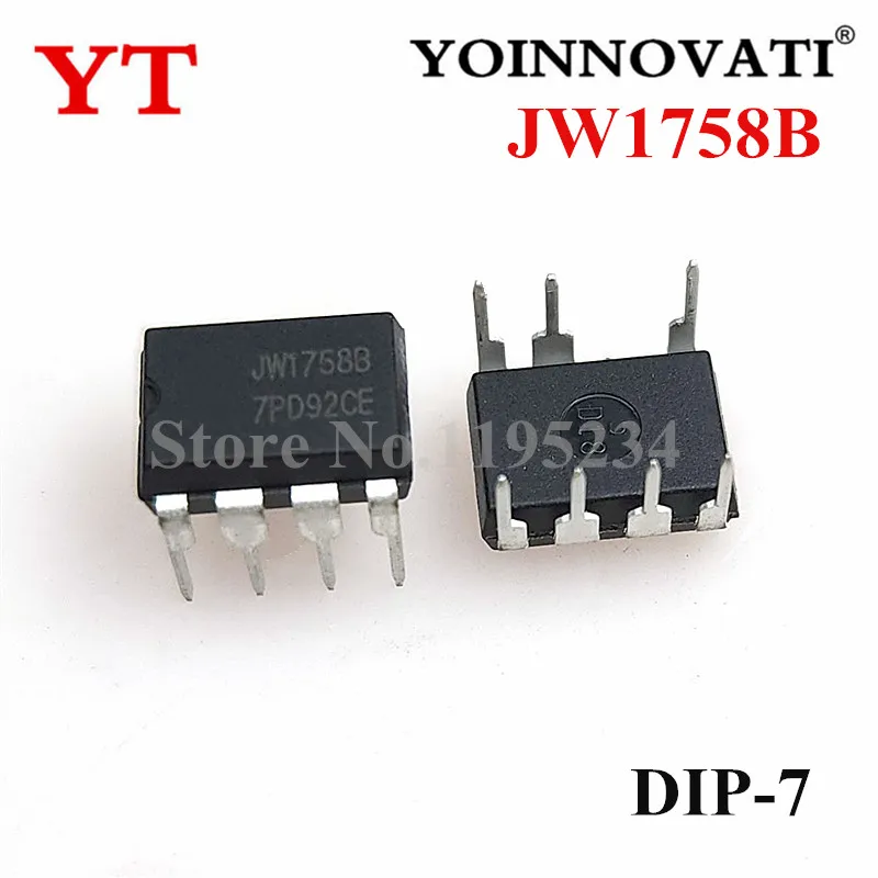 Power Chip IC 3PCS 5PCS JW1758B JW1758BC JW175 DIP7 IC