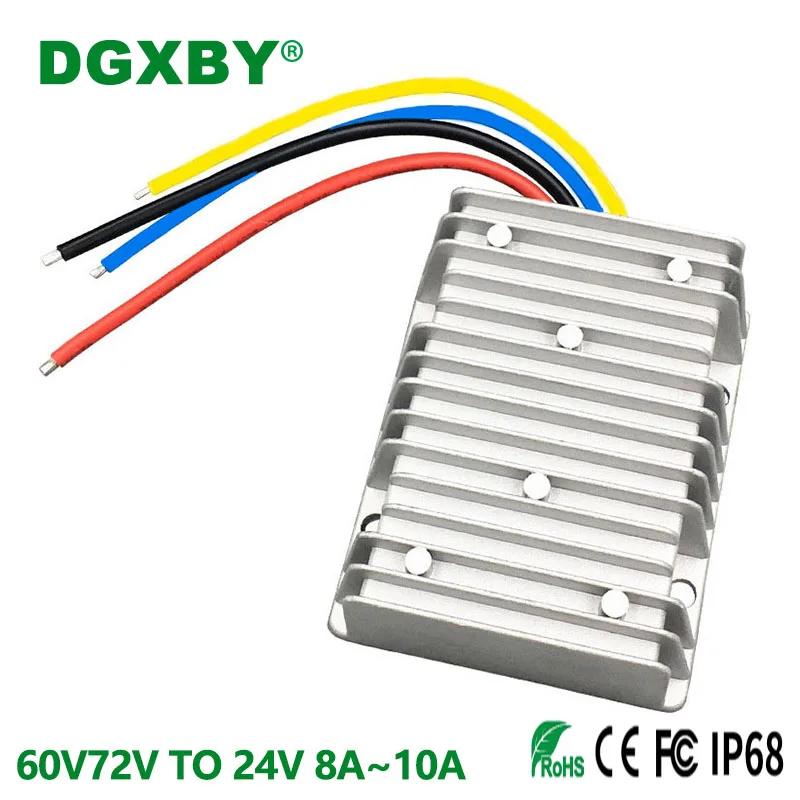 

DGXBY Isolated Supply 60V72V80V TO 24V 1A 2A 3A 5A 8A 10A Buck 50V~100V to 24.1V Vehicle Power Module DC-DC Converter CE RoHS