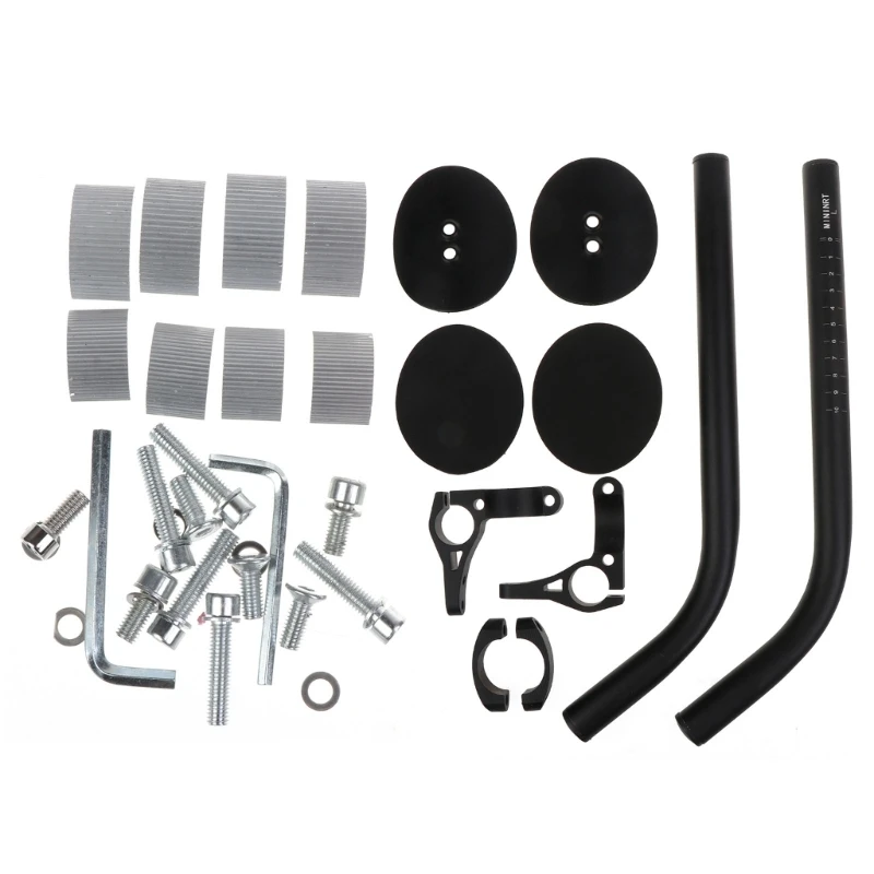 Bicycle Aluminum Alloy Rest TT Handlebar Relax Handle Bar Extension for MTB Mountain Road Bike Long Distance Riding Cycling