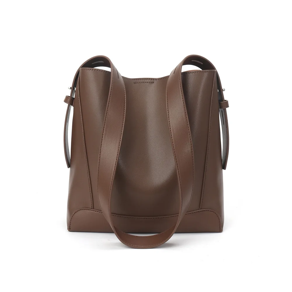 Large Capcity  Bag Women 2024 Women's Crossbody  Leather Shoulder Commuter Bucket Purses And Handbags