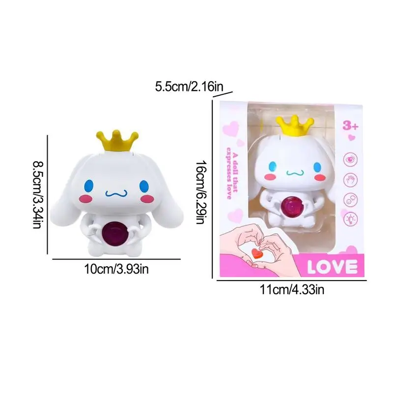 Saying I Love You Companion Dog Speaking Dog Interactive Toy Figures Talking Animal Companion Dog Toy gifts For Valentine Day 6