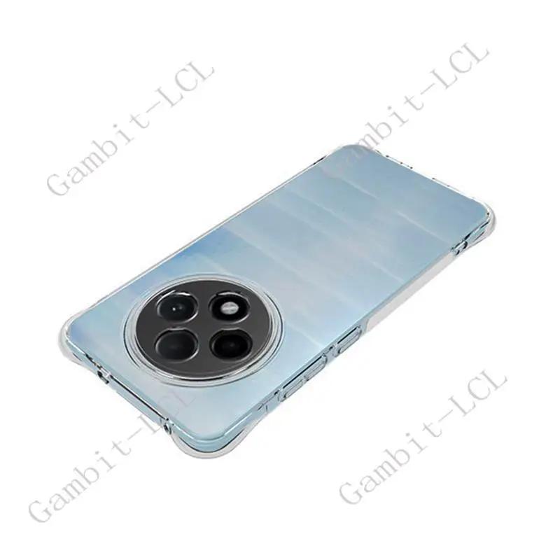 Enhanced Silicone Shockproof Phone Case for OPPO Reno12 - Soft TPU Protective Back Cover