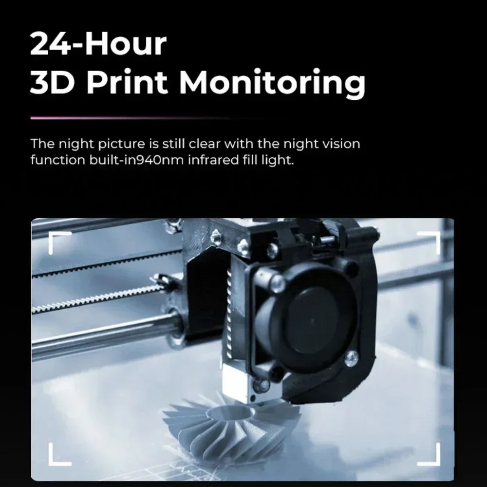 Creality Nebula Enhanced 3D Printer Camera with Real-time Monitoring and Time-lapse Features