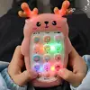 Baby Phone Toys Bilingual Telephone Teether Music Voice Toy Early Educational Learning Machine Electronic Children Gift Baby Toy 2