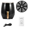 6L Air fryer Multi-functional intelligent touch screen oven Large capacity Electro mechanical  deep fryer for home  airfryer 6