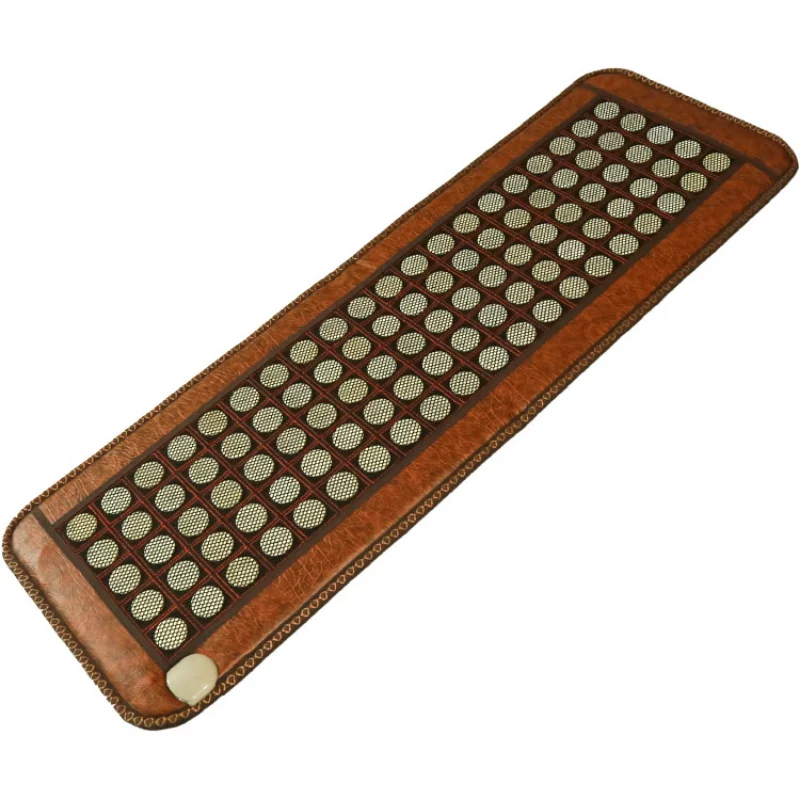 New Far Infrared Heating Jade Mat - Hot Stones Jade Tourmaline Pad -Therapy heat pad- Mesh Mat - Adjustable Timer & Temperature