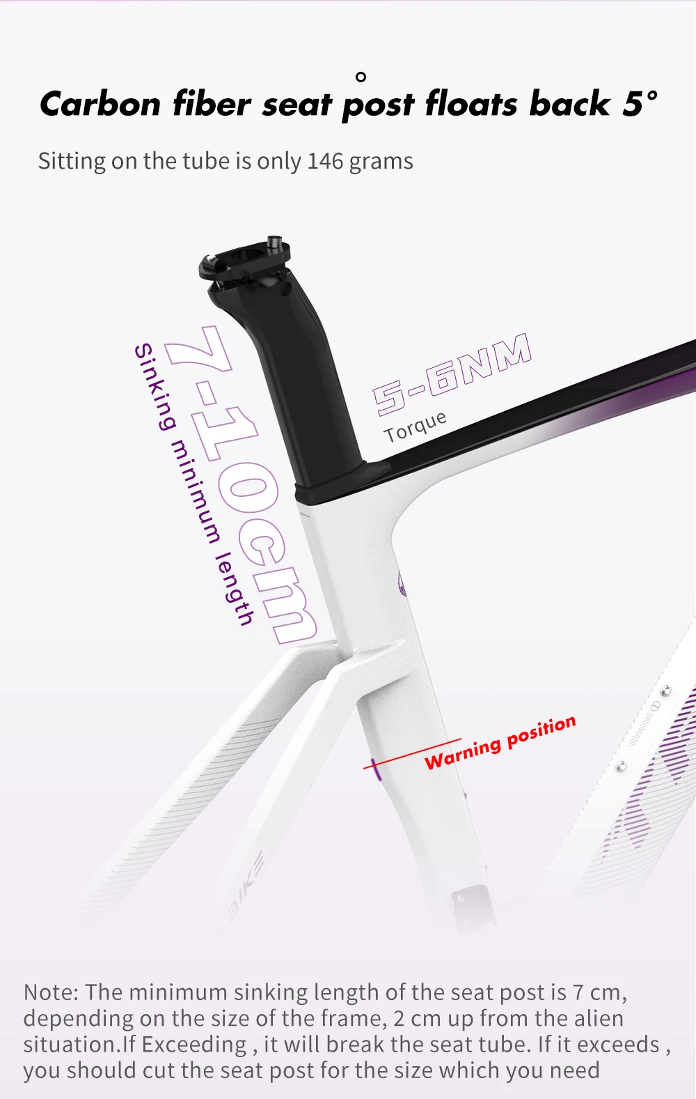 Aero Carbon Fiber Road Bike Frame DI2/Mechanical Bicycle Rim