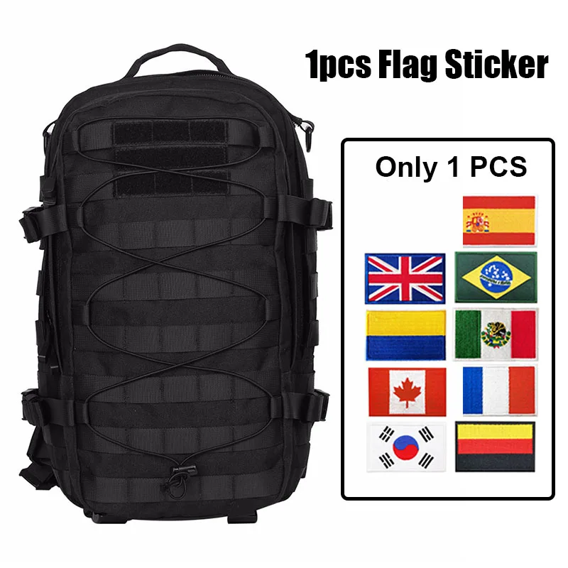 

Oulylan Outdoor Sports Mountaineering Hiking Travel Durable Anti Splashing Backpack Assault Backpack Large 3P Attack Backpack