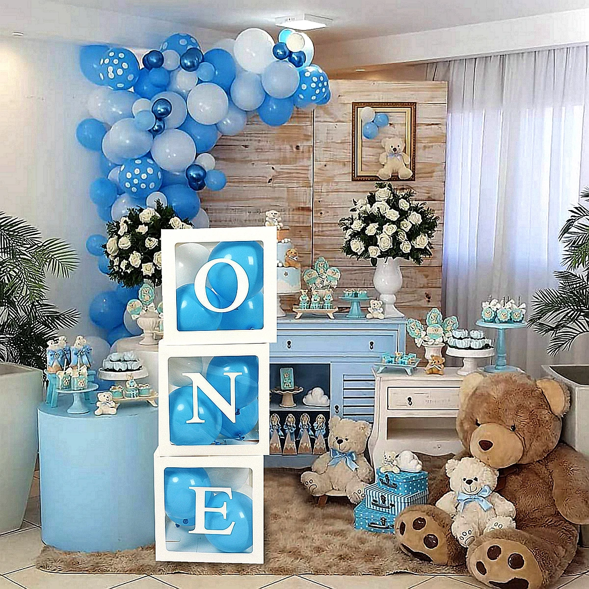 Baby Shower Boxes Birthday Party Decorations Kids Teddy Bear Baby