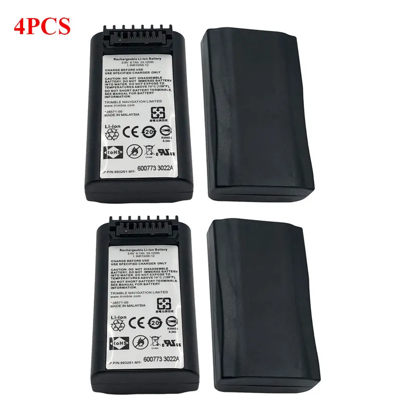 Batteria Agli Ioni Di Litio Nivo 2M / 2C Da 4 Pezzi Per Batteria Nikon Total Station Trimble M3 Per Stazioni Totali Trimble 3.6V 6700Mah