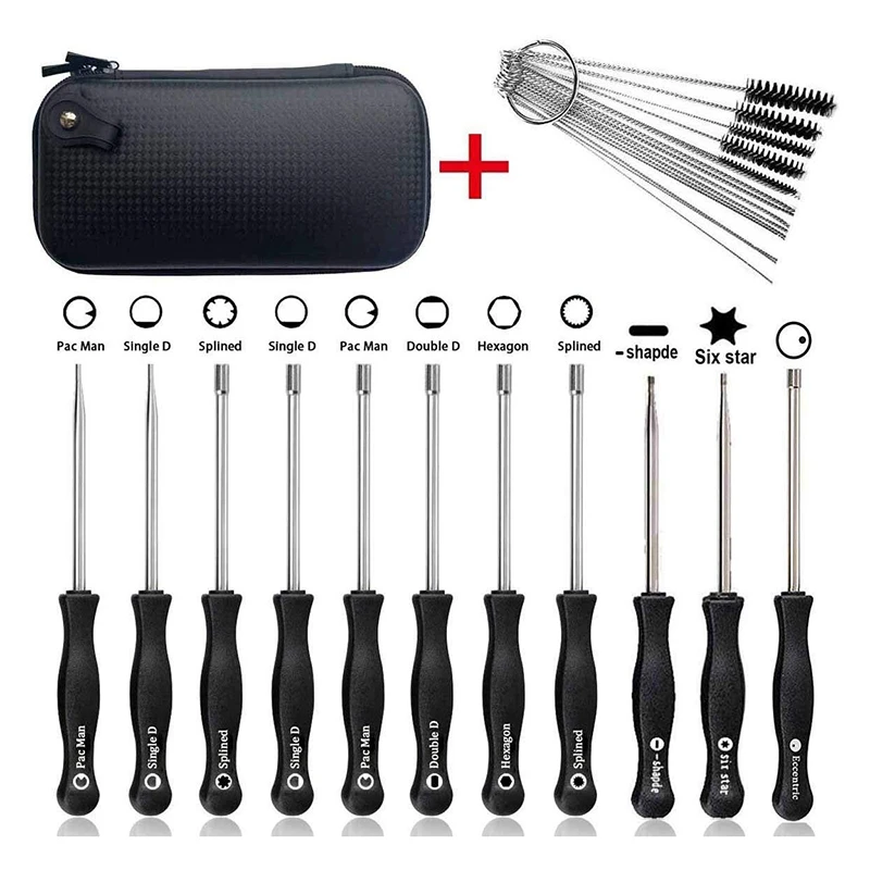 8 PCS Carburetor Adjustment Tool Carb Adjusting Kit Tune Up Small Engine  Screwdriver with Cleaning Needles Carrying Case for Common 2 Cycle  Carburetor, Easy To Use and Collect 