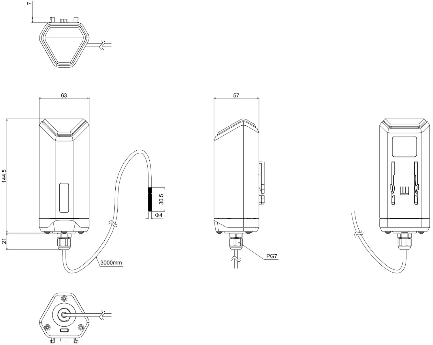 SenseCAP S2107 - LoRaWAN® Temperature Sensor with PT1000