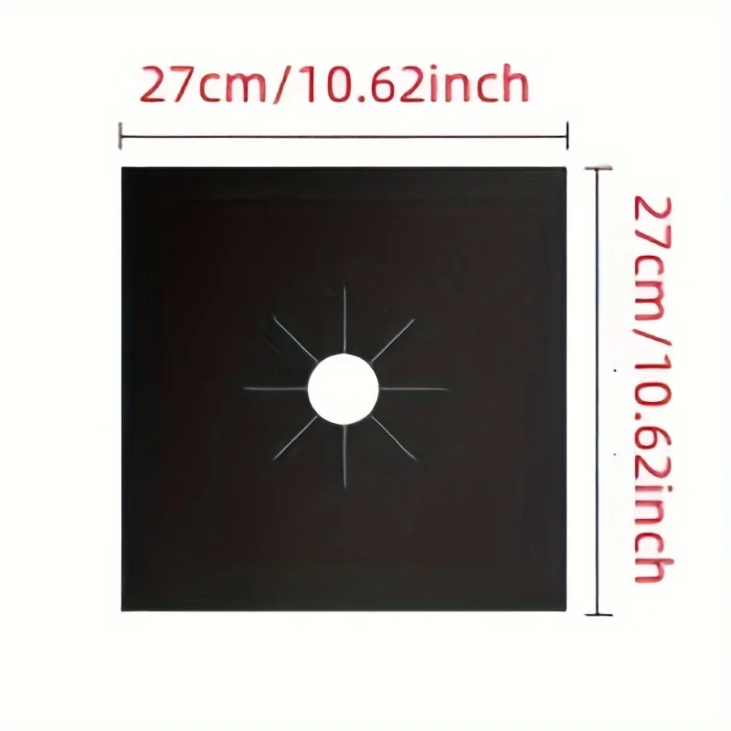 Gas Stove Protector 4/8PCS Stove Protector Cover Liner Gas Stovetop Burner Kitchen Accessories Mat Cooker Cover