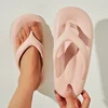 Ladies' Flip Flops For Women Cozy Slides Soft Sea Beach Sandals Slippers Indoor Home Women's Shoes Solid Color 1
