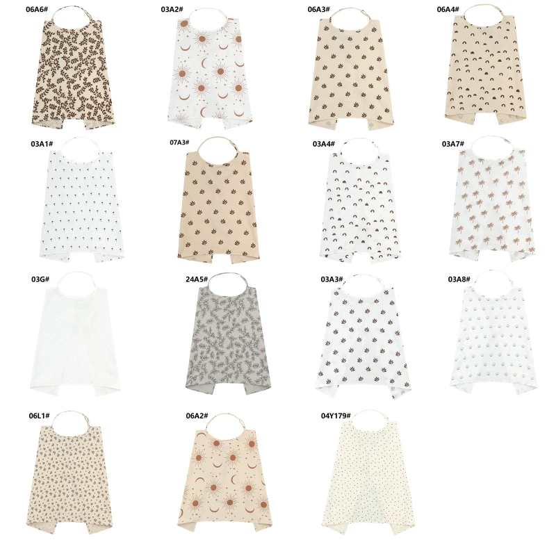 Print Nursing Cover Breastfeeding Privacy Protect Apron Essential