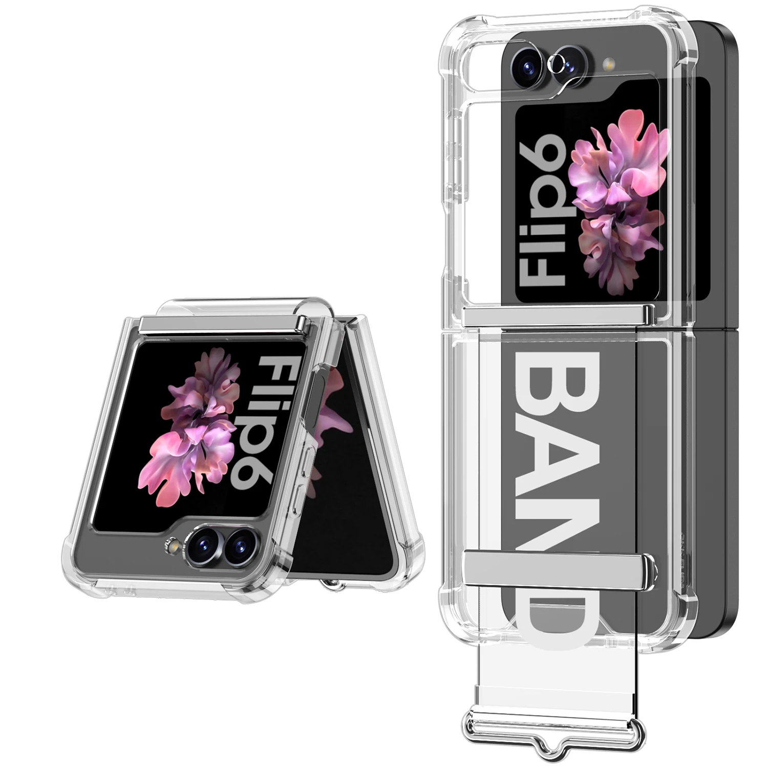 Luxury Transparent Wristband Shockproof Case with Airbag Bumper Protection