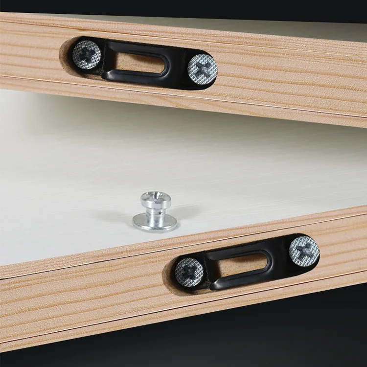2 in1 Invisible Connector Woodworking Cabinet Cupboard Stainless Steel Hinges Assembly Furniture Bracket Recessed Screw Fastener