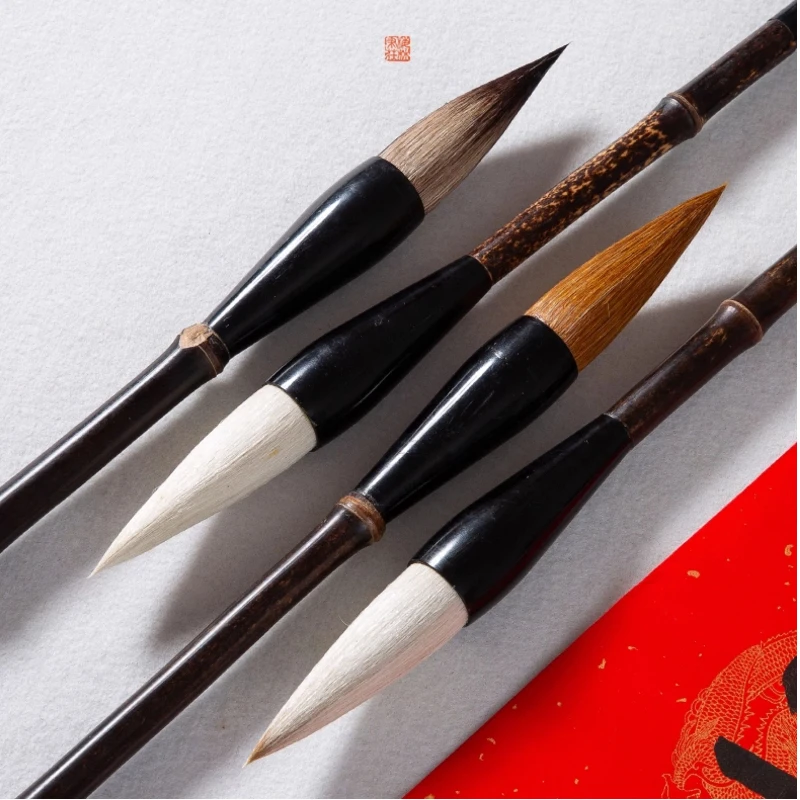 Chinese Traditional Calligraphy Pen Painting Large Regular Script Practice Bear Weasel Woolen Multiple Writing Brush_voghion.com