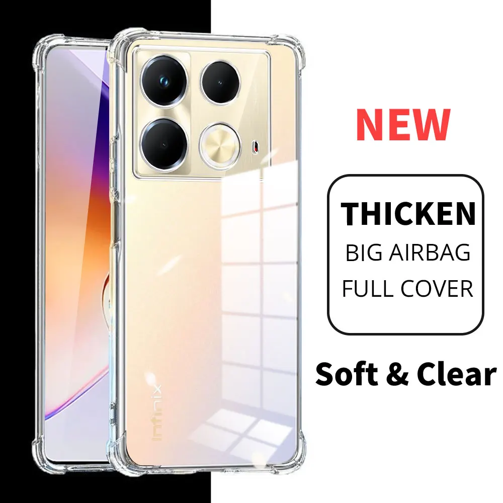 Shockproof Clear Soft Silicone Phone Case - Enhanced Protection & Style