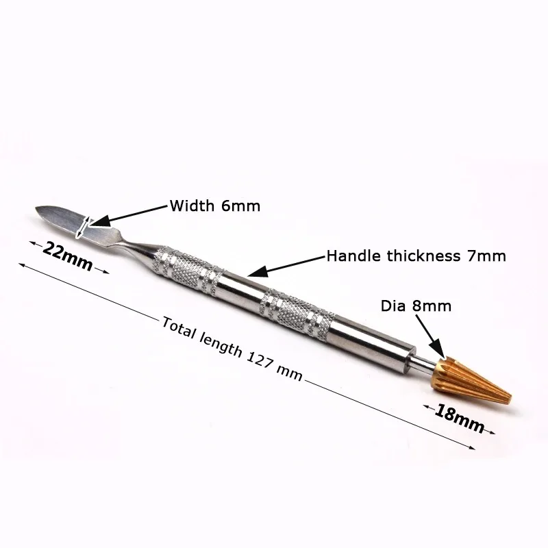 Leather Edge Oil Pen 1PC Brass Head Leather Dual Head Edge Oil Gluing Dye Pen Applicator Speedy Paint Roller Tool for leather tool leather dye pen