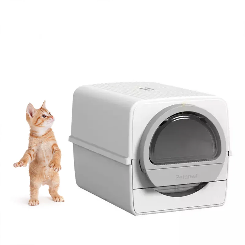ScoopFreeLargeSelfCleaningCatLitterBoxPullOutNonElectricAutomaticCatLitterBox