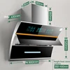 900mm Kitchen Range Hood Household Range Hood Side Suction Range Hood Wall Mounted Intelligent Cleaning Range Hood 5