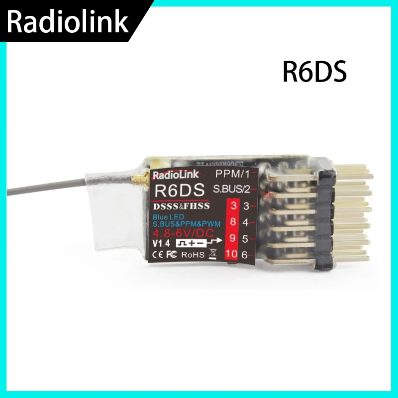 ชุดควบคุมเครื่องบินบังคับ 2.4G 6/10 ช่องสัญญาณ สำหรับโดรนแข่ง