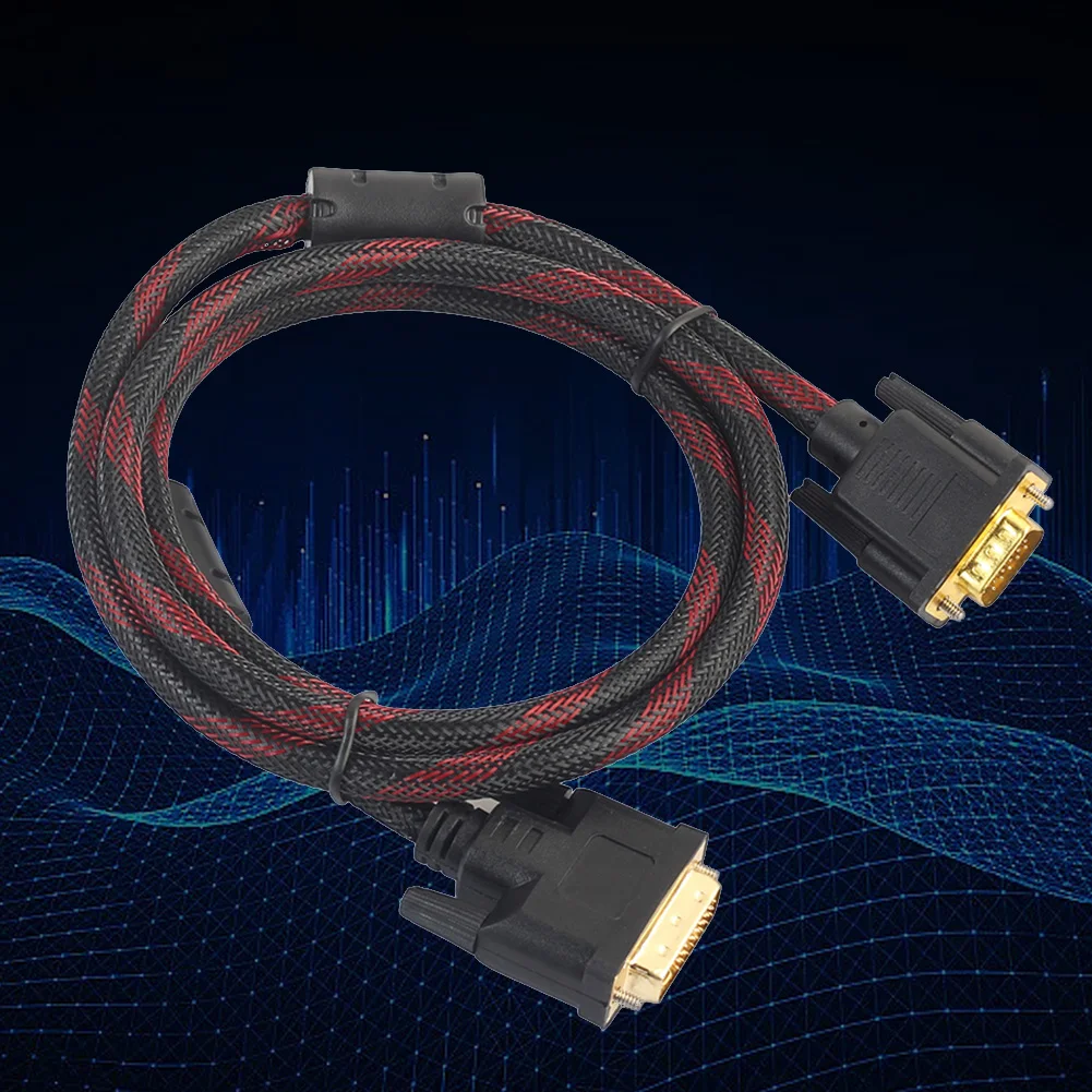 DVI-I 24 + 5   VGA  ̾ ̺, -  , 4.6ft