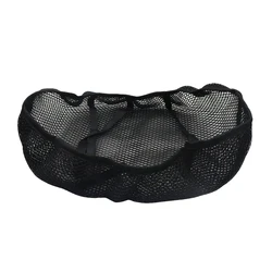 Enhanced Motorcycle Seat Cover - 3D Mesh Fabric, Non - Slip, Breathable, Heat Insulating Cushion (Black)