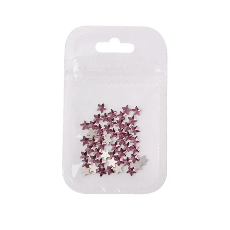 Crystal Rose Rhinestone Nail Art Decoration - 50 pcs/pack