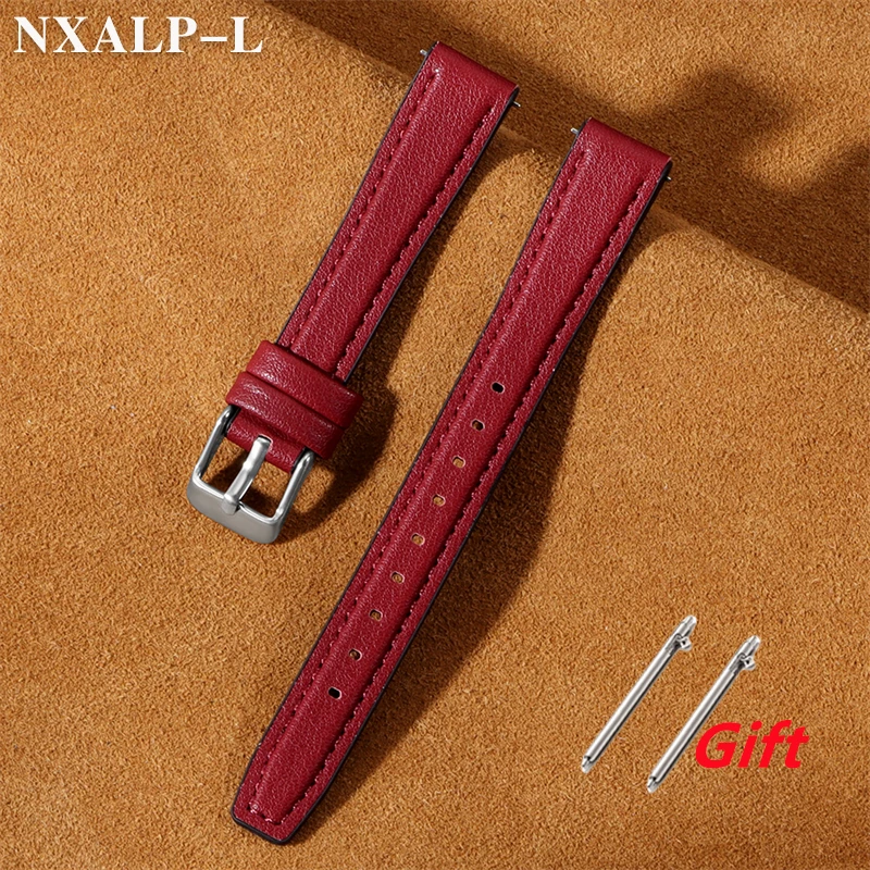 Elegant Silicone Leather Small Wristband - Women's Universal Watch Strap Accessory