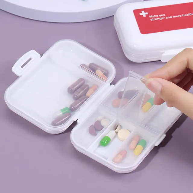 Tcare Travel Pill Organizer Moisture Proof Pills Box For Pocket Purse Daily Pill  Case Portable Medicine Vitamin Holder Container - Pill Cases & Splitters -  AliExpress