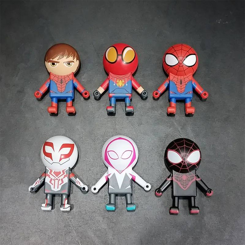 Legal Anime Marvel Spider Man Spider Wen Action Figures Wall Climbing Wallclimbing Doll Decoration Ornaments Model Toy Gifts