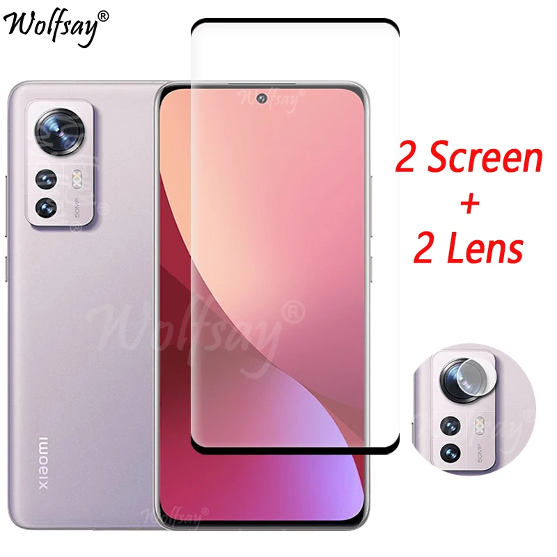 

Full Cover Tempered Glass For Xiaomi 12 Pro Screen Protector For Xiaomi Mi 12 Pro 12SUltra Camera Glass For Xiaomi 12 Pro Glass