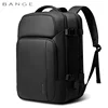 BANGE New Design Large Capacity USB Rechargable Travel Backpacks Men 15.6 inch Laptop Backpack Waterproof Outdoor Bag for Male