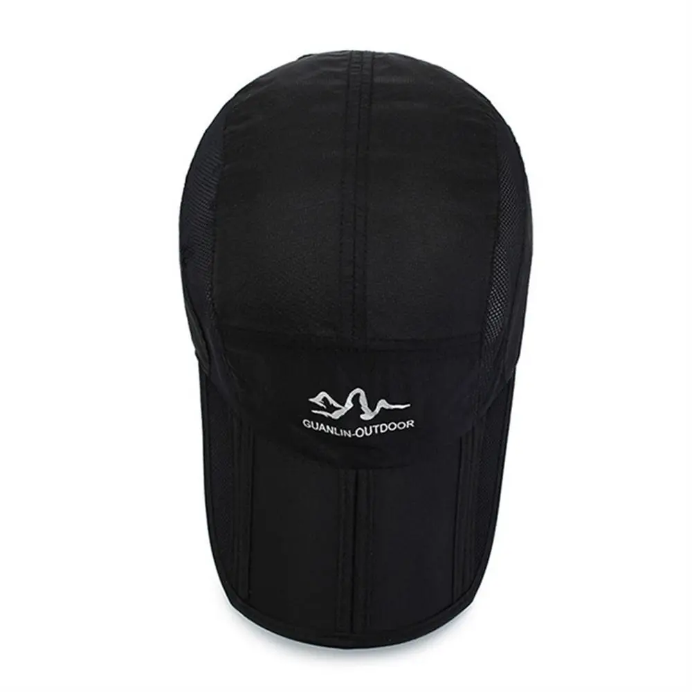 Unisex Quick Dry Climbing Hats Breathable UV Protection Baseball Mesh Caps Foldable Adjustable Running Cap Camping Hiking