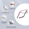 3PCS Headgear CPAP Replacement For Resmed Airfit P10 Nasal Pillow CPAP Mask Straps 3 Elastic Straps & 6 Adjustment Clips Durable 4