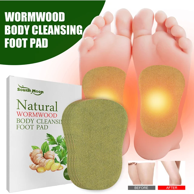 16-80Pcs Detox Foot Patches Natural Wormwood Body Cleansing Foot Pads Self Heating Patch Winter Keep Joint Warm for Foot Care 1