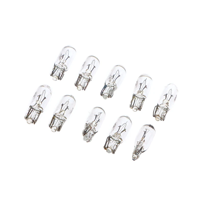 뜨거운 판매 10Pcs 전구 12V 3W T6.5 자동차 대시 보드 계기판 표시등 표시등 자동차 제품 자동차 액세서리