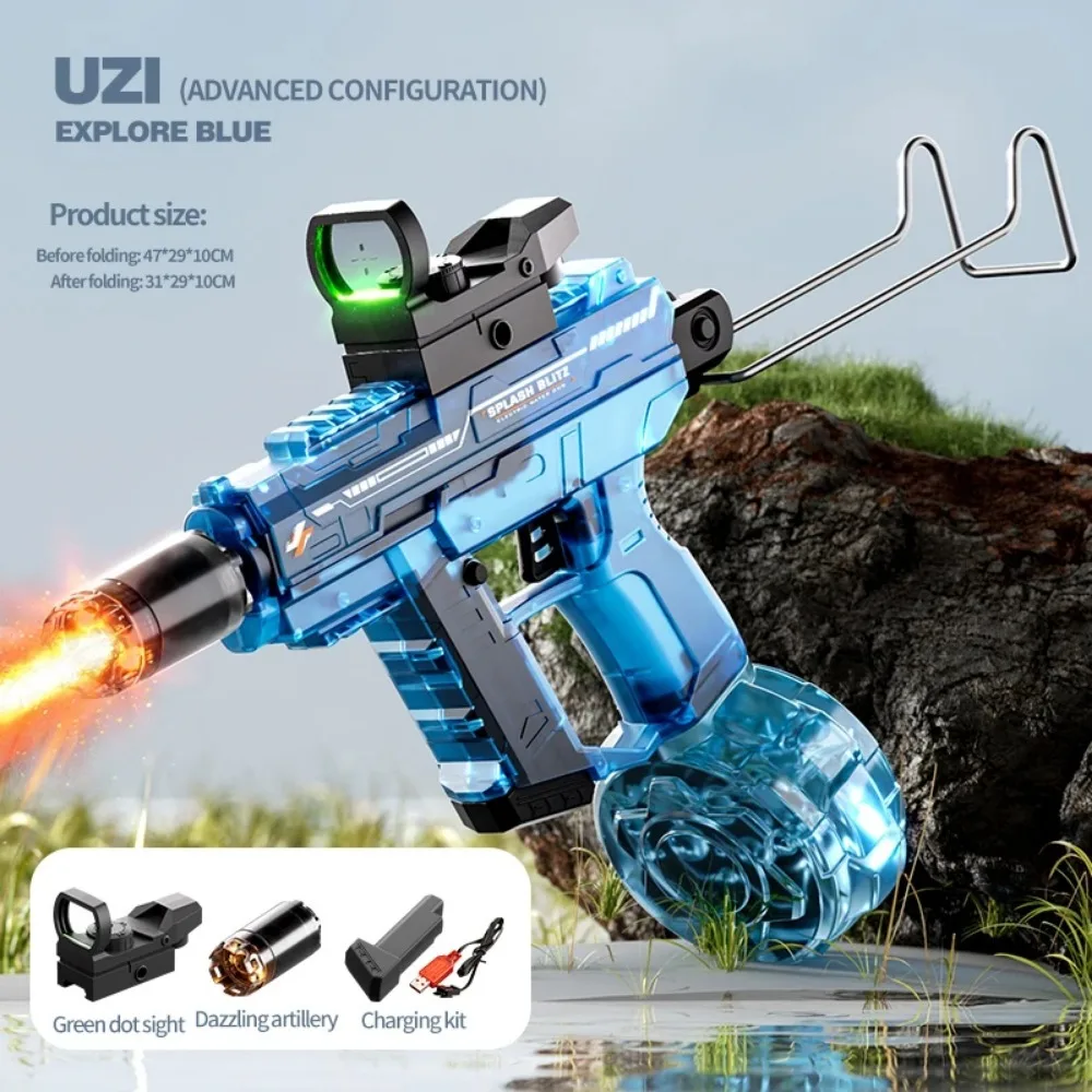 Pistola ad acqua elettrica automatica per giochi spiaggia mare_voghion.com