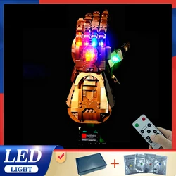 RC LED Light Kit For LEGO 76191 Infinity Gauntlet Block Building Blocks Brick Toy（Only LED Light，Without Blocks Model)