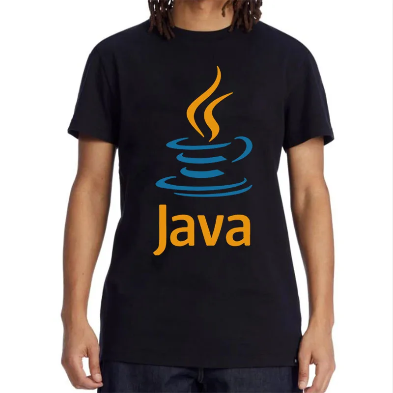 XIN-YI-Men-s-High-Quality-100-Cotton-JAVA-Letter-Printing-T-Shirt ...