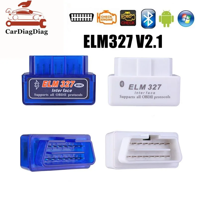New Mini Elm327 Bluetooth V2.1 Obd2 Car Diagnostic Scanner Elm 327 Bluetooth  For Android/symbian For Obdii Protocols 3 Colors - Code Readers & Scan  Tools - AliExpress
