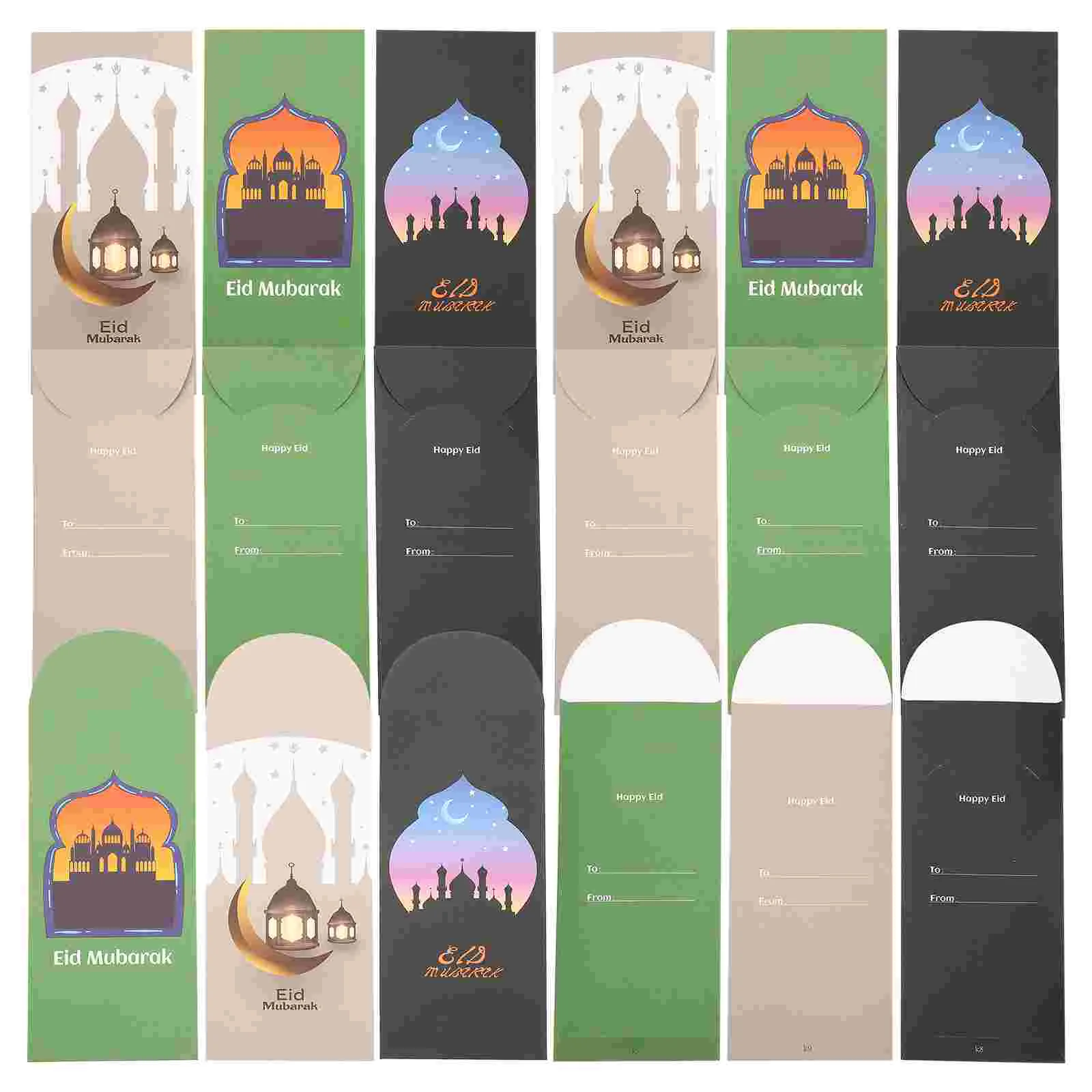 

18/36 шт., бумажные конверты для денег и карт