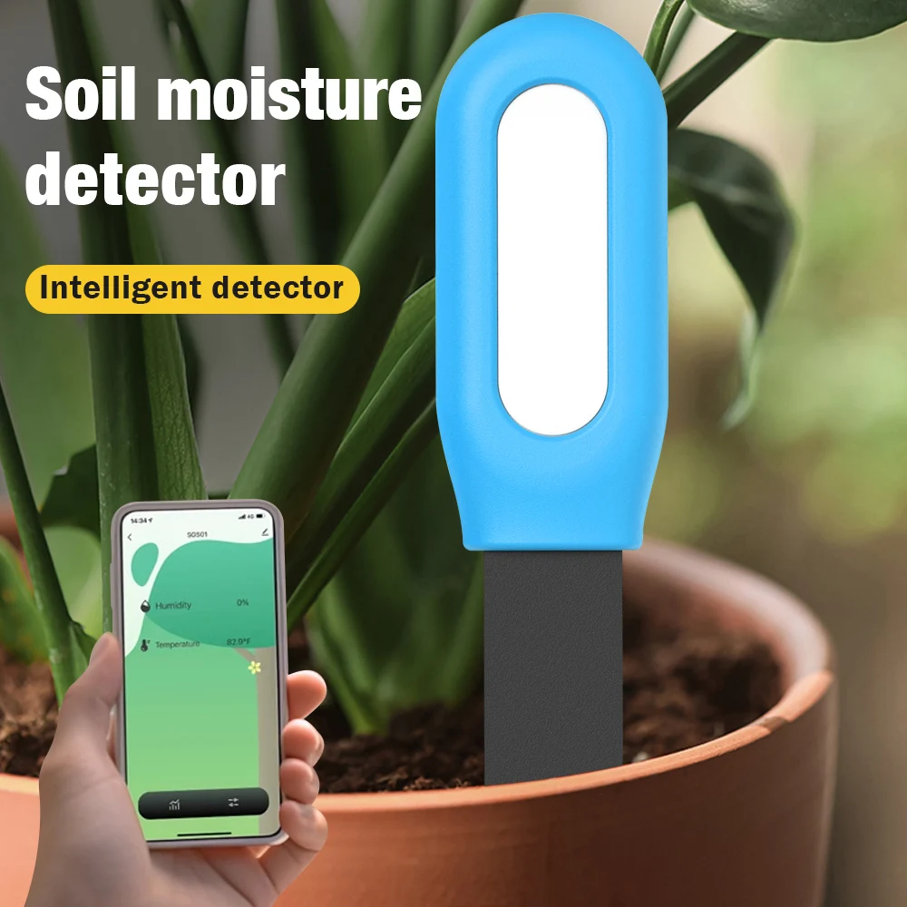 Tuya Zigbee Smart 2 in 1 Soil Tester Humidity Temperature Moisture Sensor Mobile Phone APP Real Time Monitor For Plant Garden soil moisture sensor soil moisture meter